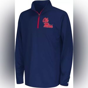 NWOT ~ Colosseum Boys Ole Miss 1/4 Zip Pullover